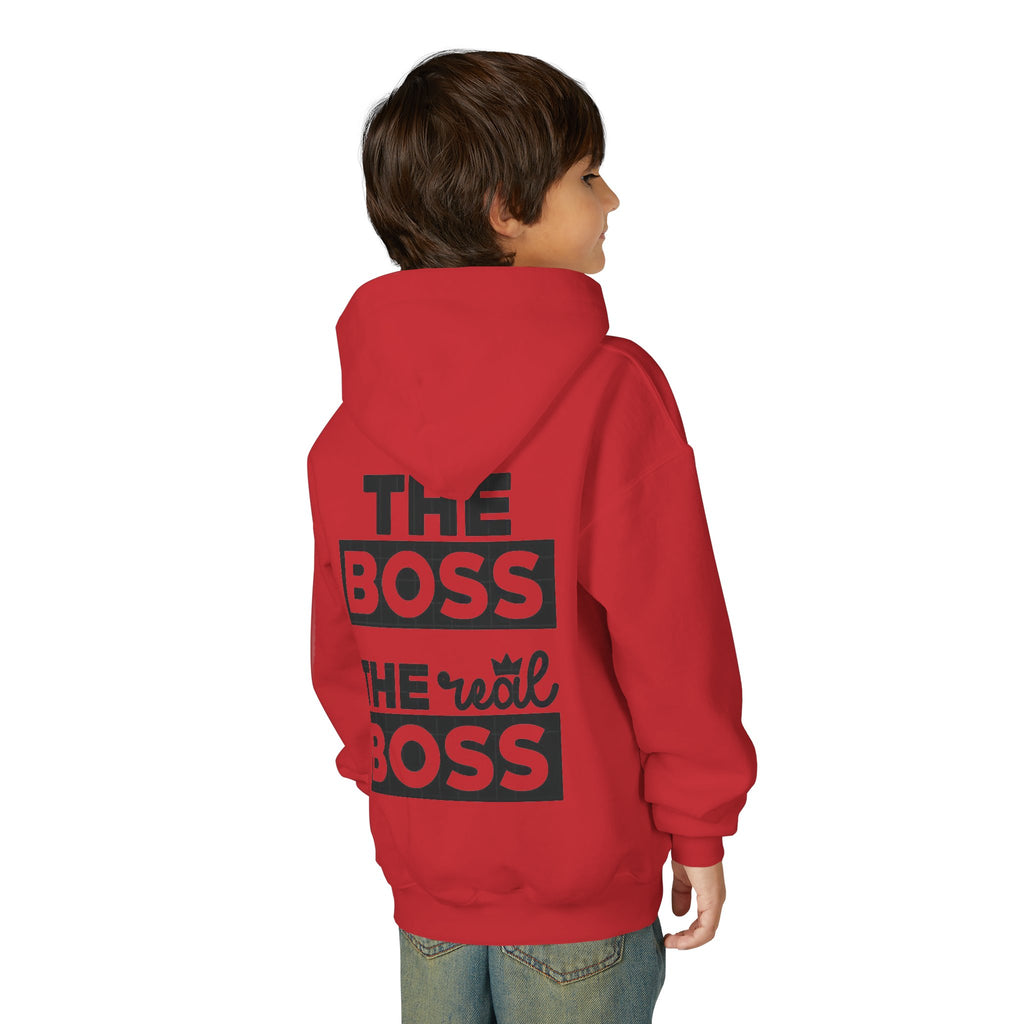 Sweat à capuche pour enfant " THE BOSS, the real BOSS "