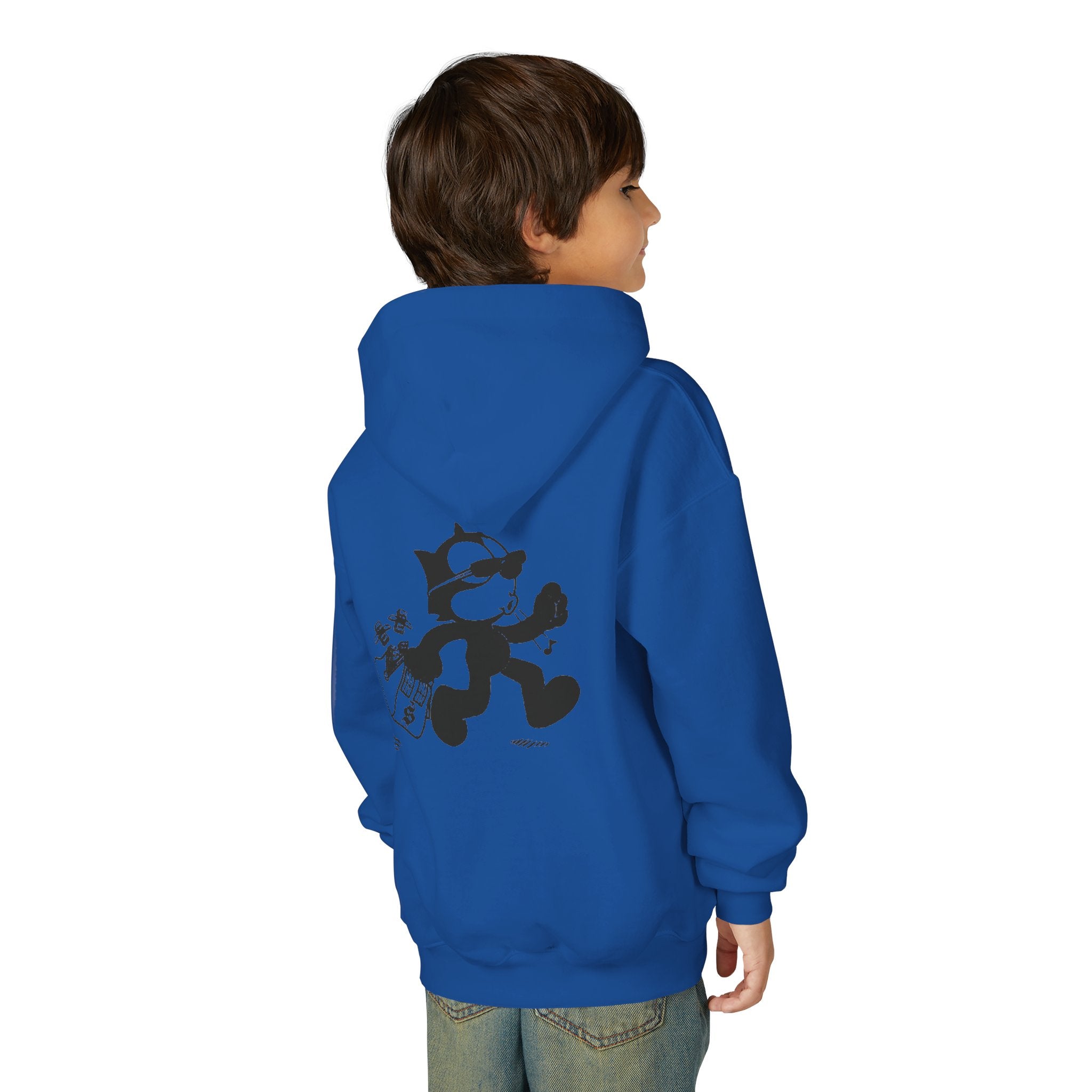 Sweat à capuche pour enfant— Motif chat