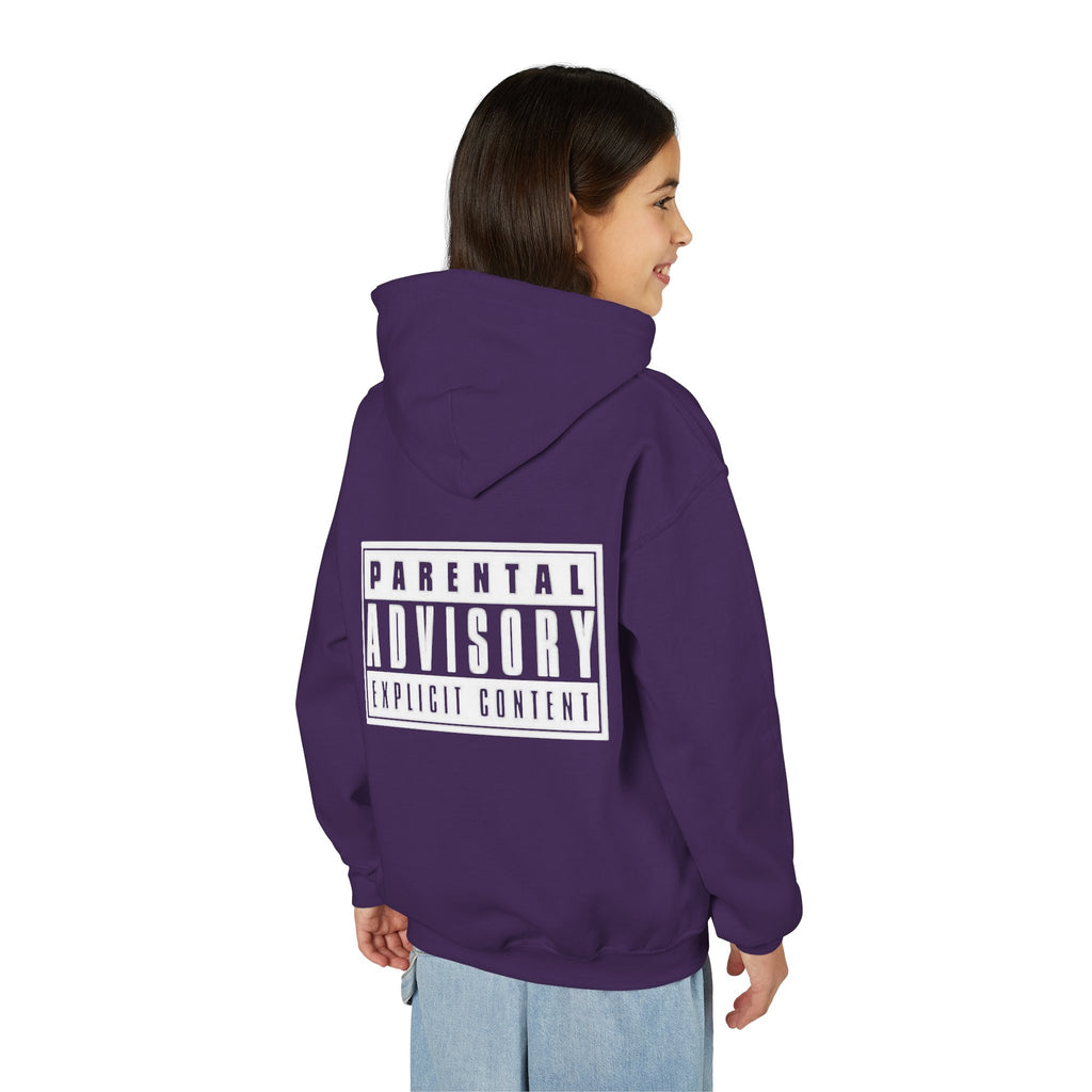 Sweat à capuche pour enfant 'Parental Advisory Explicit Content'
