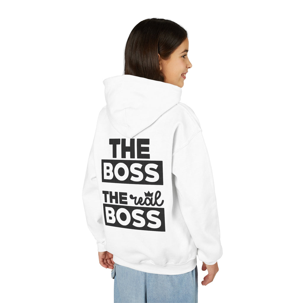 Sweat à capuche pour enfant " THE BOSS, the real BOSS "