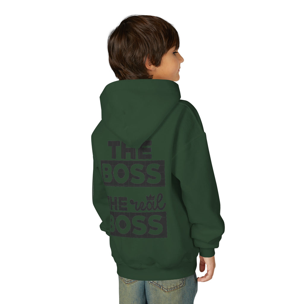 Sweat à capuche pour enfant " THE BOSS, the real BOSS "