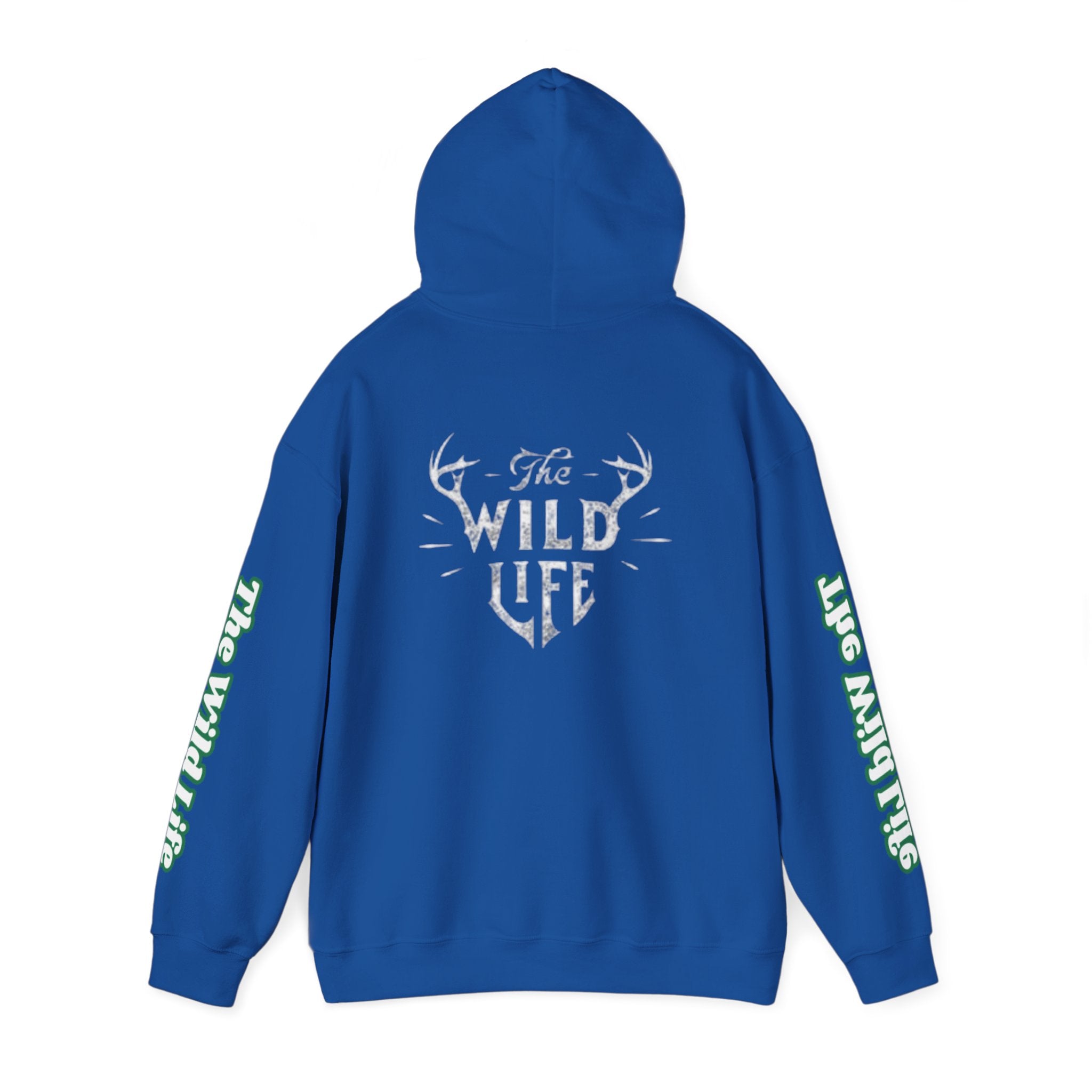 Hoodie — "The Wild Life" Antler Graphic Pullover