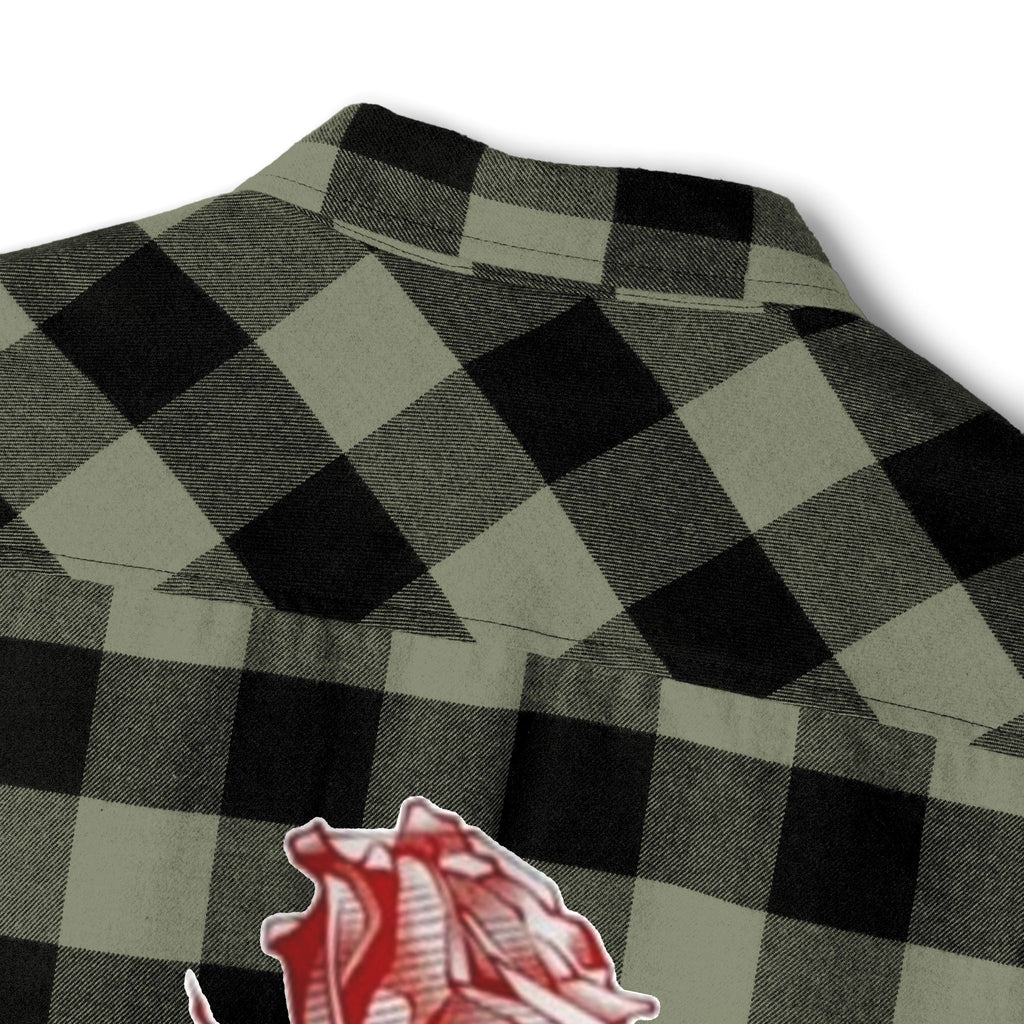 Chemise en flanelle à carreaux Unisexe