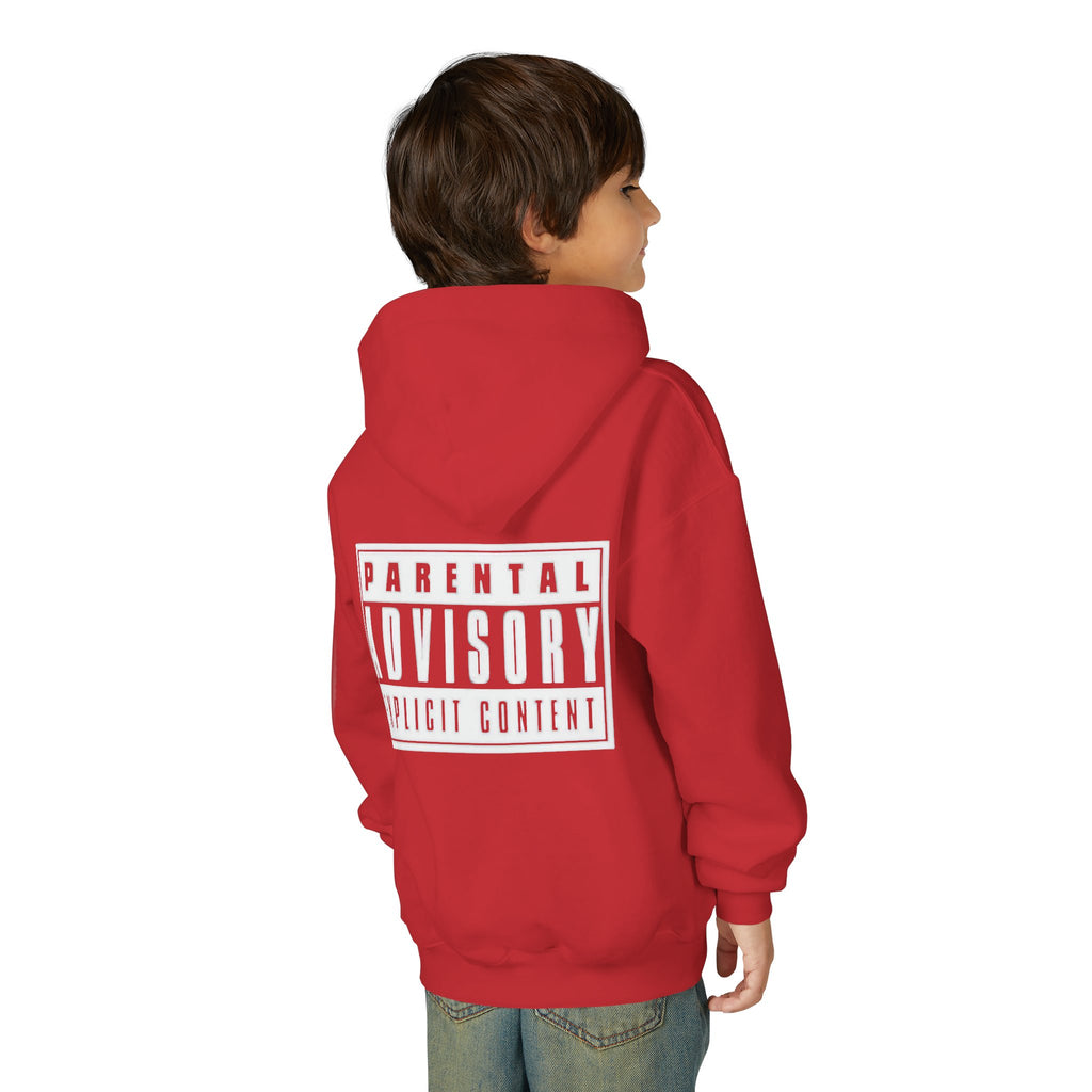 Sweat à capuche pour enfant 'Parental Advisory Explicit Content'