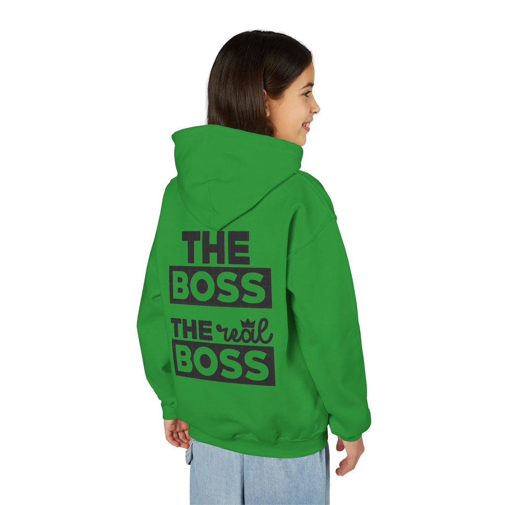 Sweat à capuche pour enfant " THE BOSS, the real BOSS "
