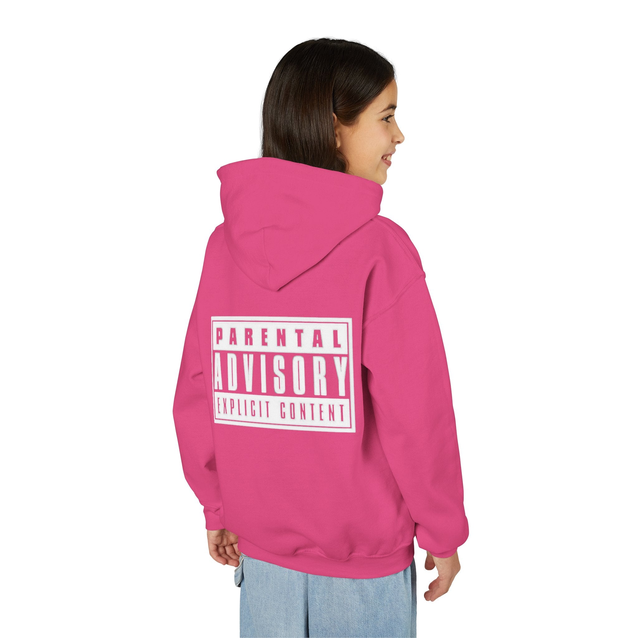 Sweat à capuche pour enfant 'Parental Advisory Explicit Content'