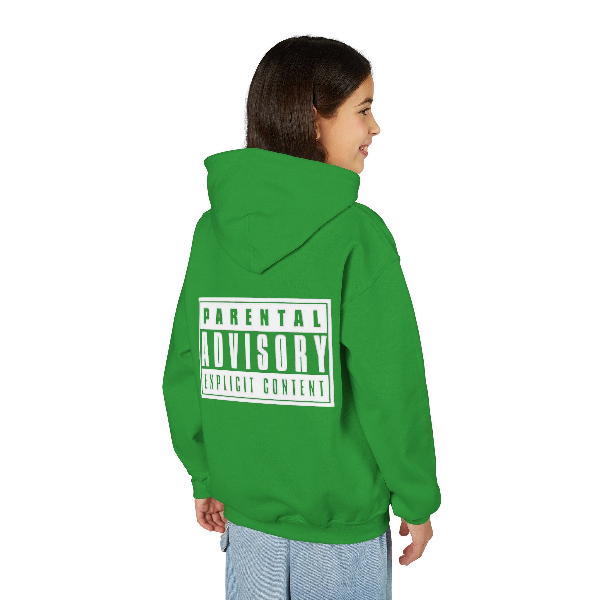 Sweat à capuche pour enfant 'Parental Advisory Explicit Content'