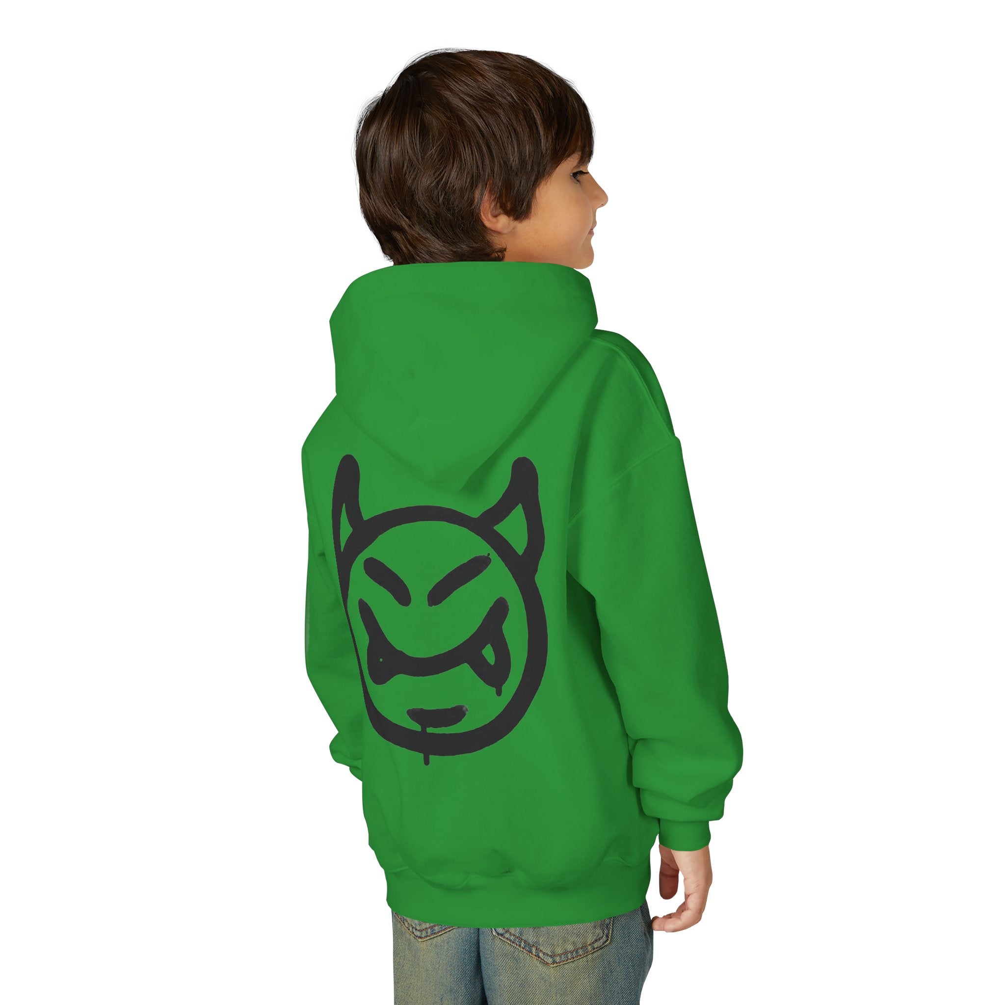 Sweat à capuche pour enfant avec visage de diable
