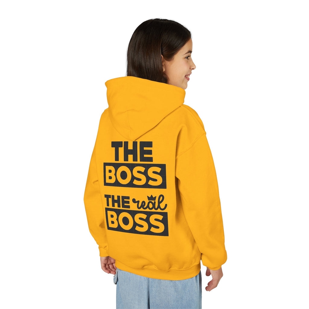 Sweat à capuche pour enfant " THE BOSS, the real BOSS "