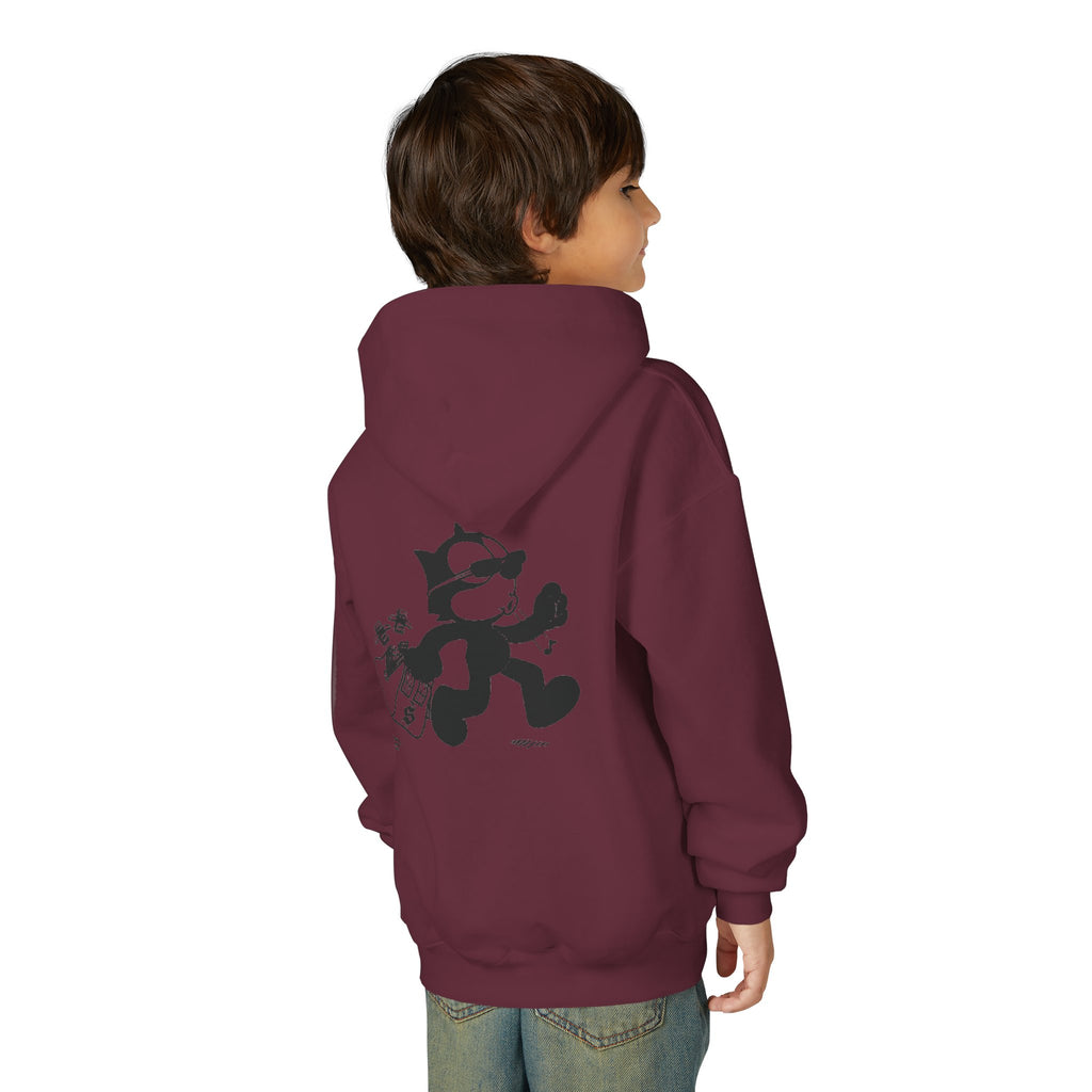 Sweat à capuche pour enfant— Motif chat
