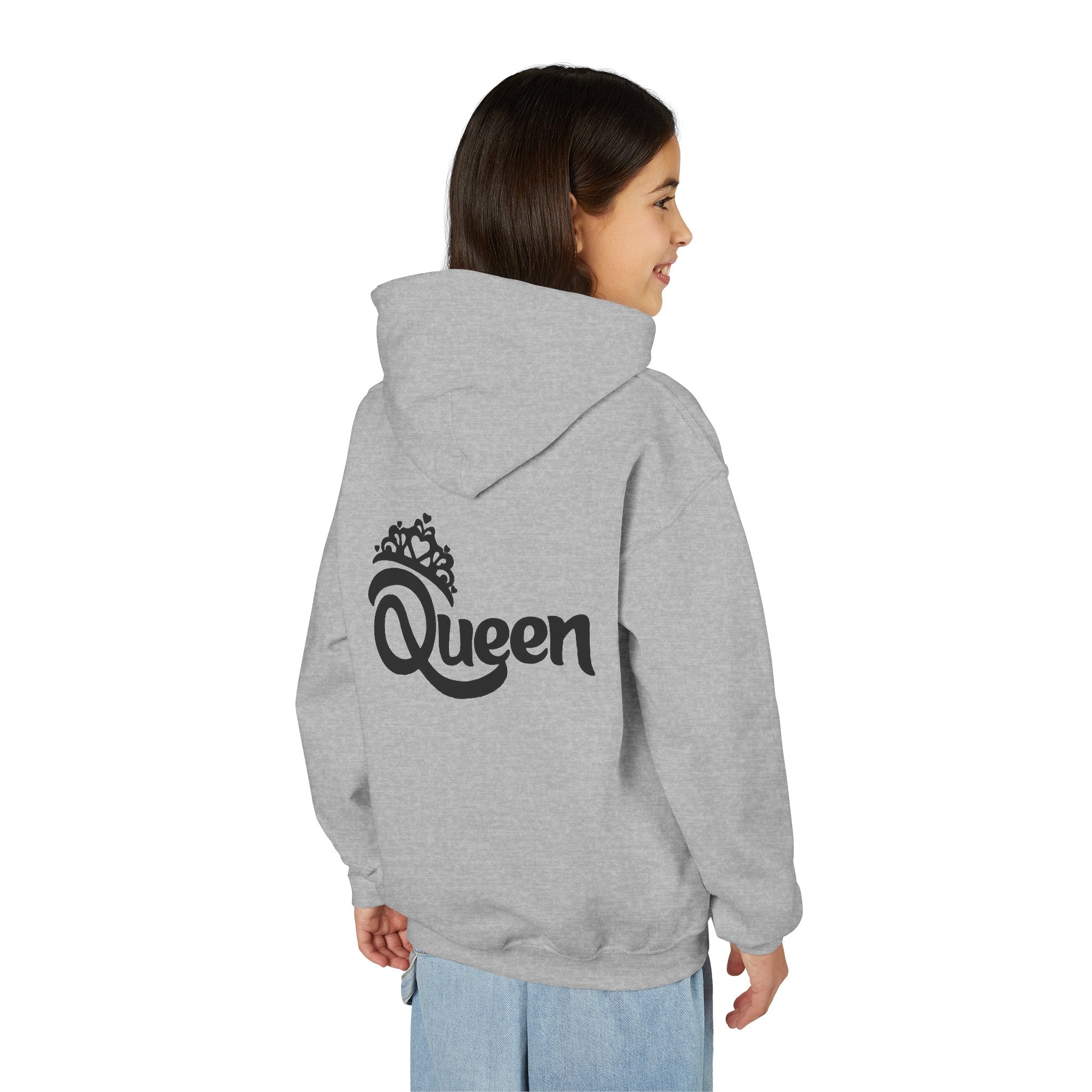 Sweat à capuche fille « Reine »