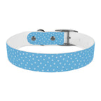 Collier pour chien à motif de patte bleue