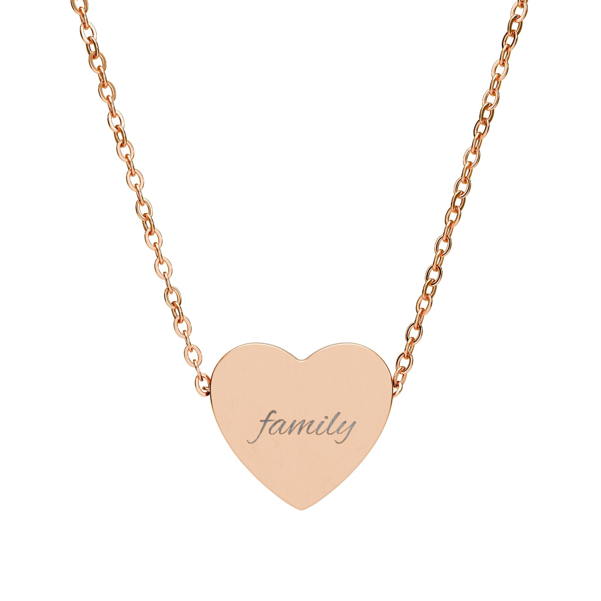 collier avec pendentif en forme de coeur en or 18 carrat +2