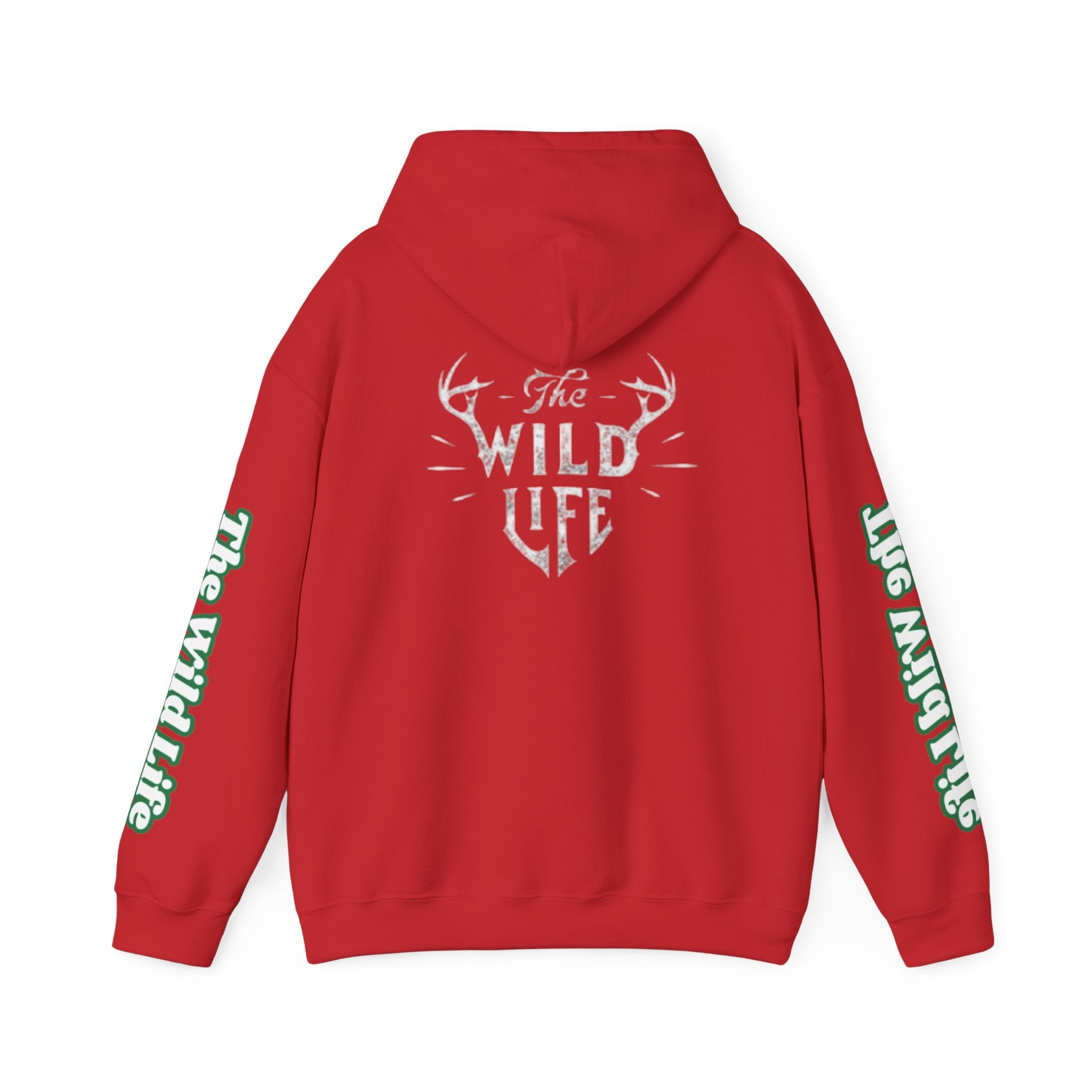 Hoodie — "The Wild Life" Antler Graphic Pullover