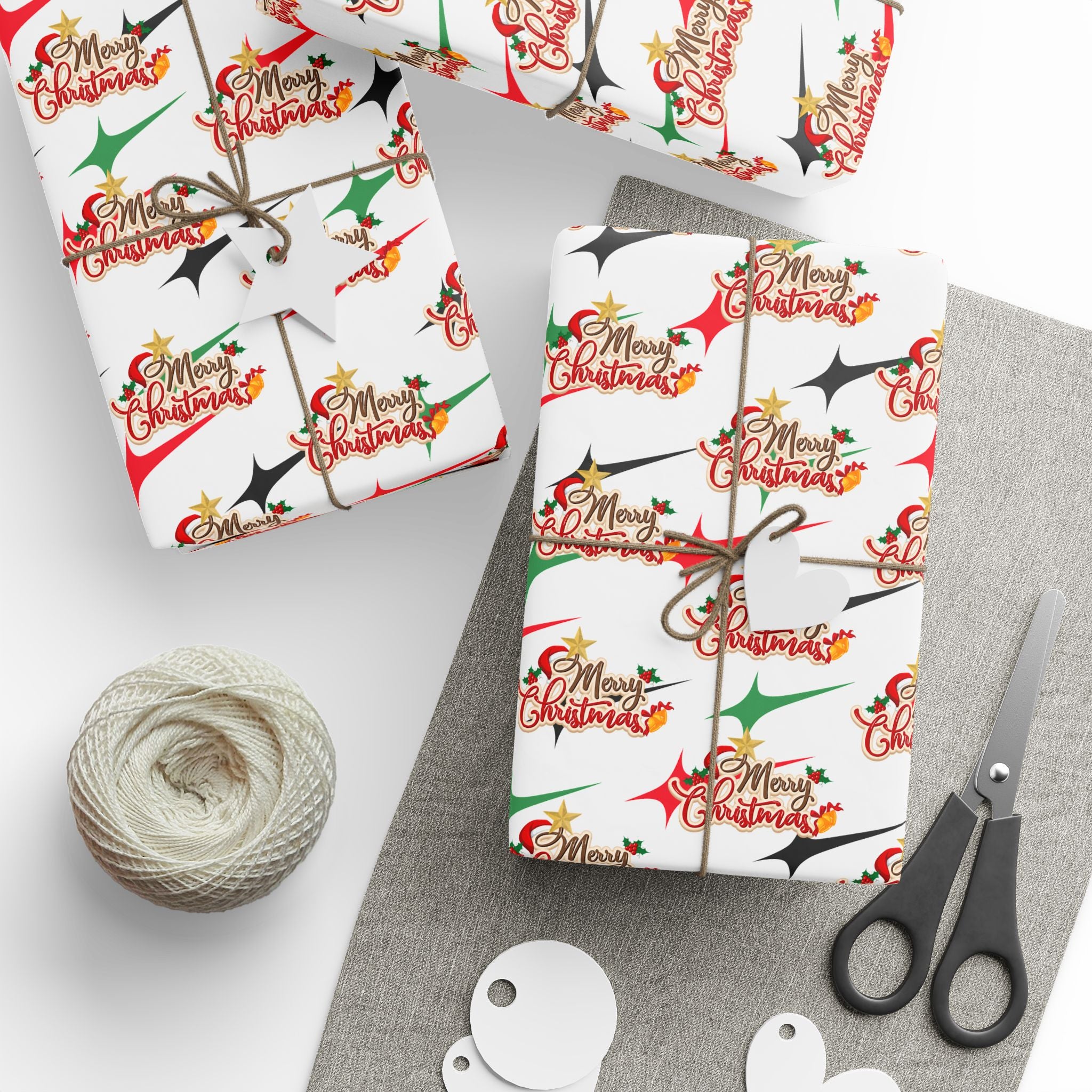 Rouleau de papier cadeau Joyeux Noël