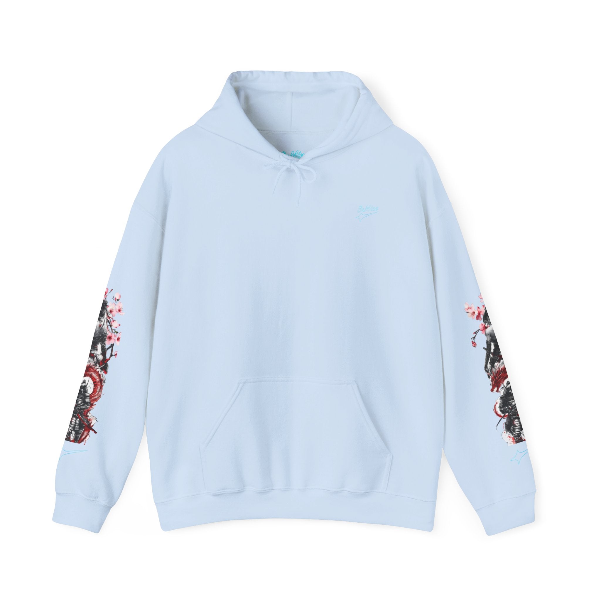 Sweat à capuche Unisexe - Crâne Ange et Démon — Sweat-shirt à motif Fleurs de Cerisier Gothiques