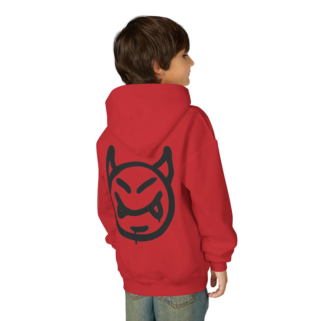 Sweat à capuche pour enfant avec visage de diable