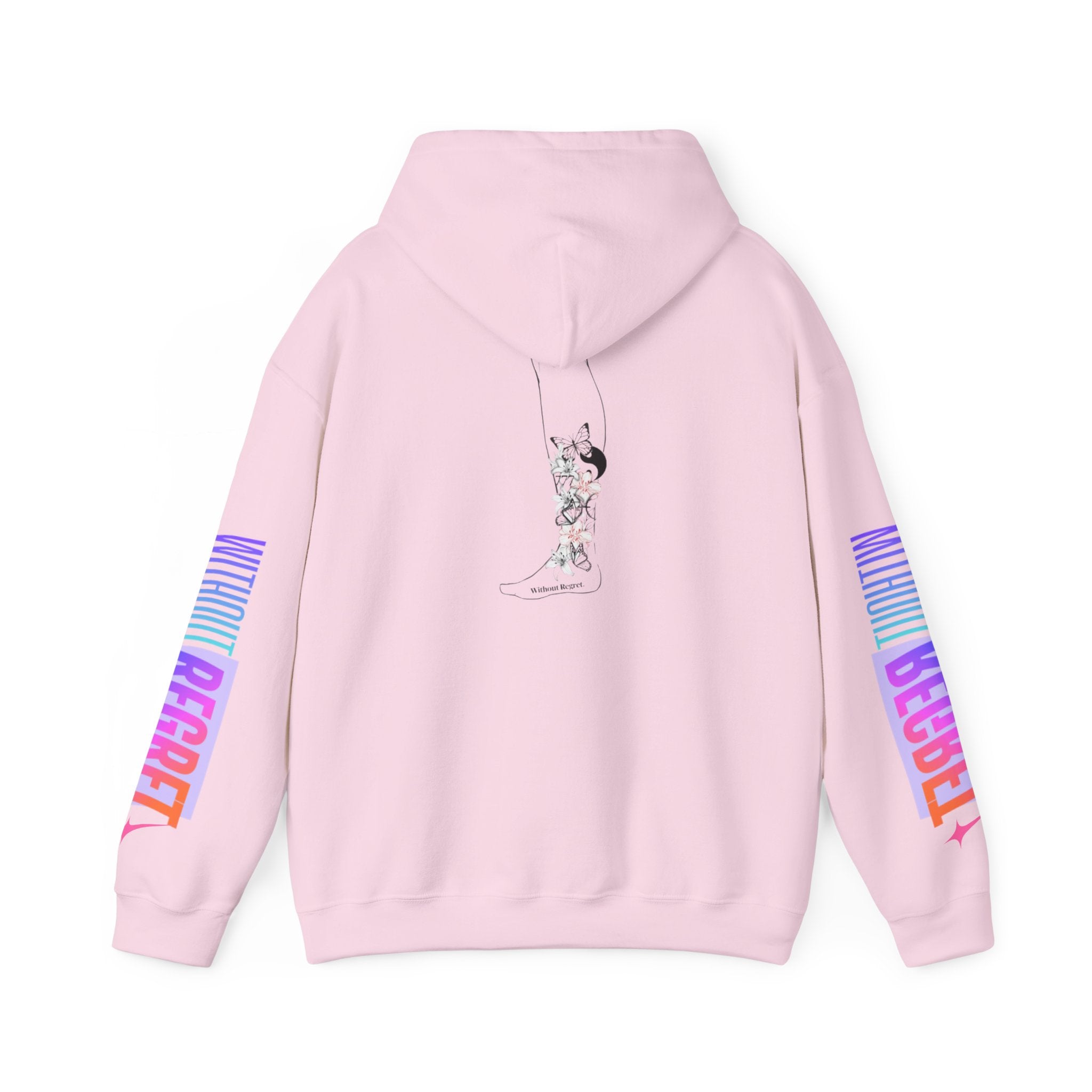Sweat à capuche pour Femme '' Without Regret ''