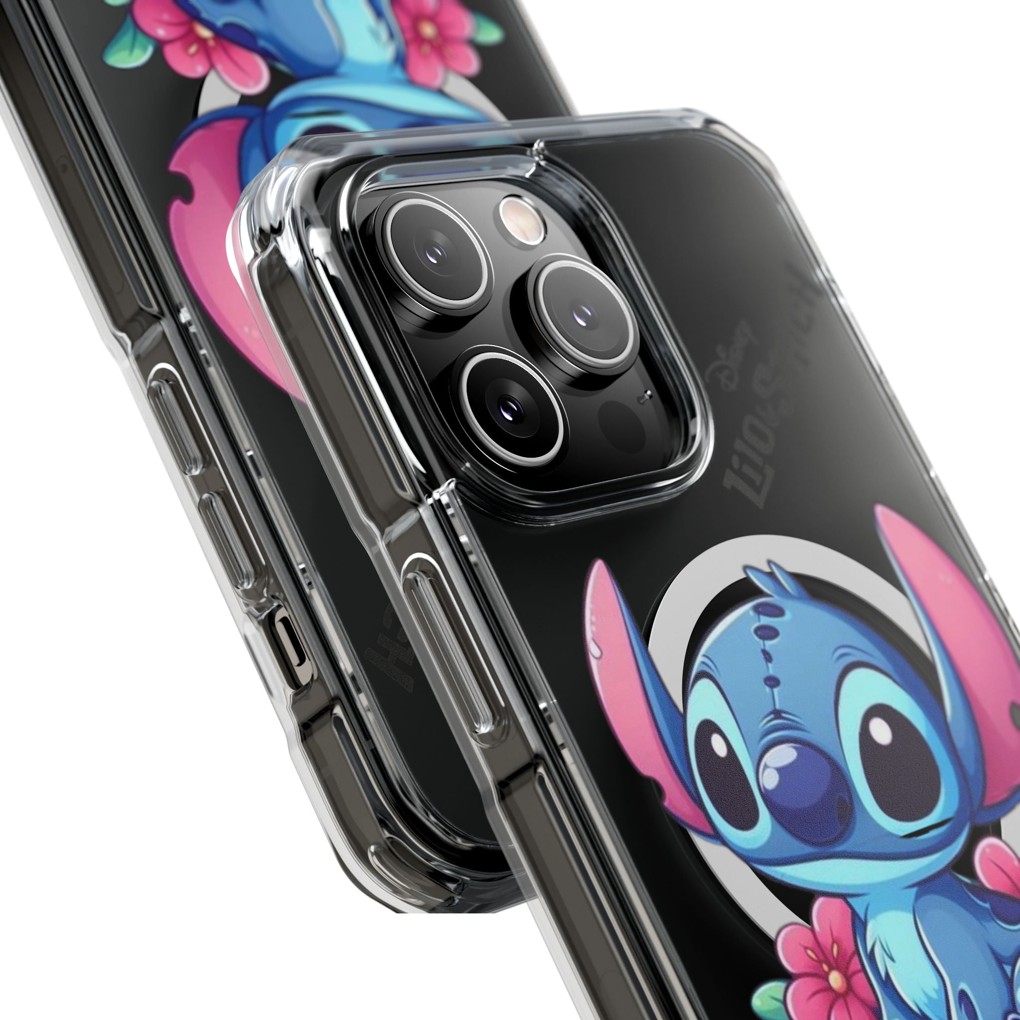 coque de telephone magnétique - lilo & Stitch - BeMine