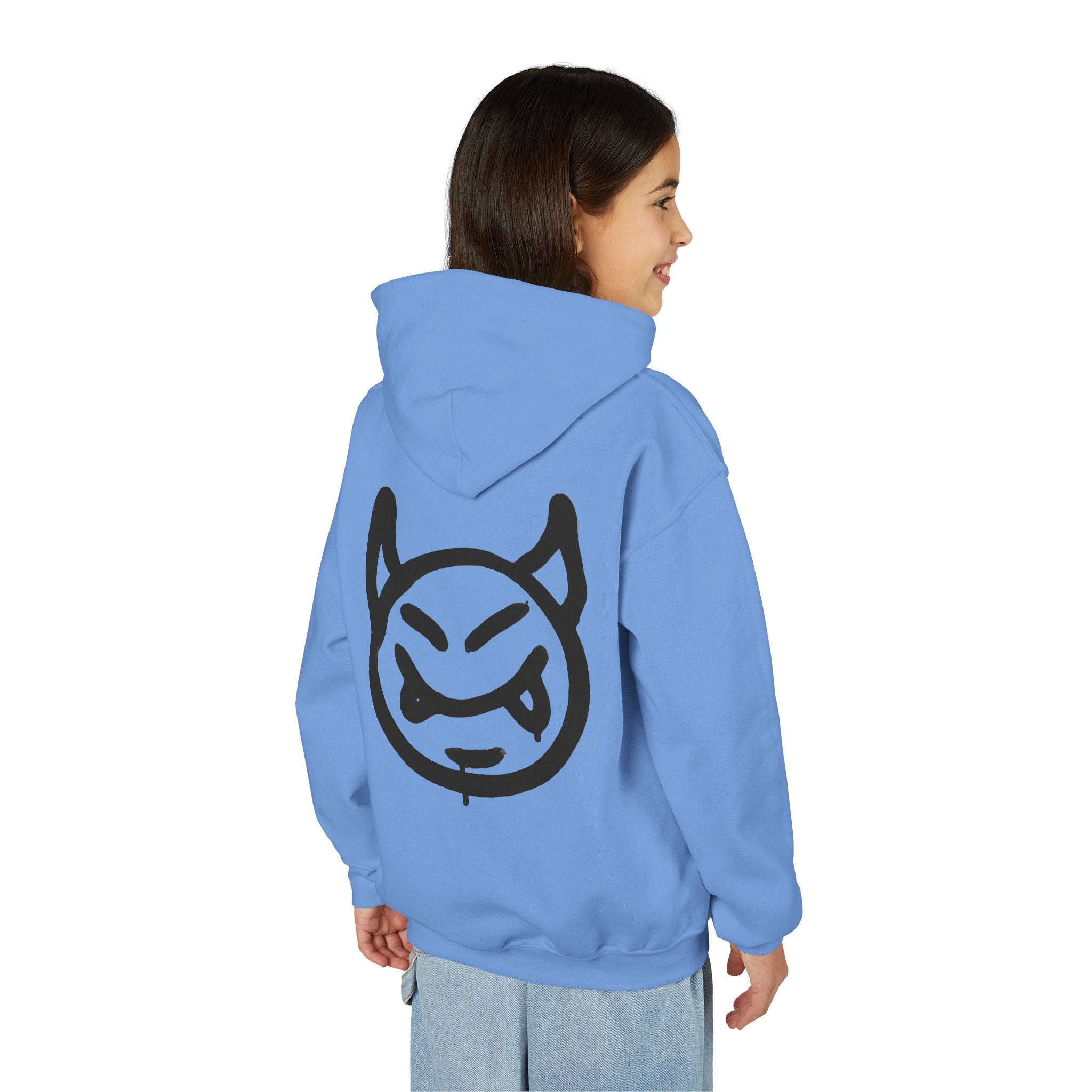 Sweat à capuche pour enfant avec visage de diable