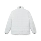 Manteau d'hiver blanc matelassée pour femme