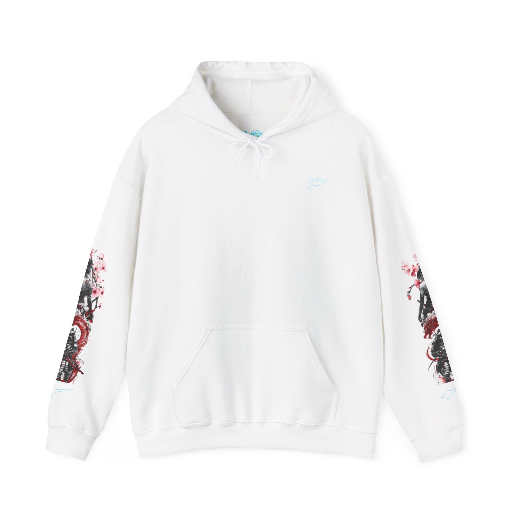 Sweat à capuche Unisexe - Crâne Ange et Démon — Sweat-shirt à motif Fleurs de Cerisier Gothiques