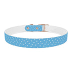 Collier pour chien à motif de patte bleue
